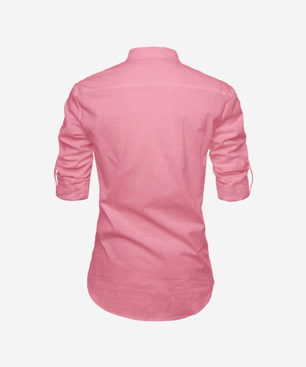 Men Solid Pure Cotton Straight Kurta For Men