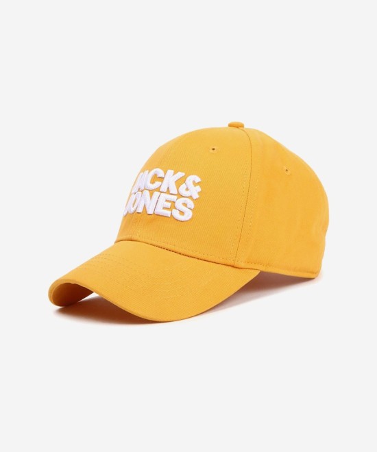 Jack & Jones Men Green & Yellow Embroidered Cap